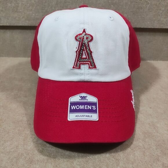 Genuine Merchandise Red and White Los Angeles Angels Womens Hat #U - Picture 1 of 4